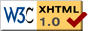 Valid XHTML
            1.0!